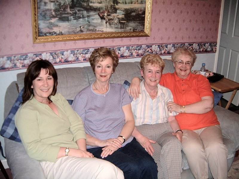 From right: Sisters Kathleen Reoch, Sadie Devlin and Maureen Magill with Maureen's daughter Laurie