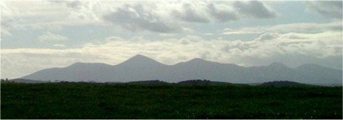 Mourne Mountains from Delamont Park