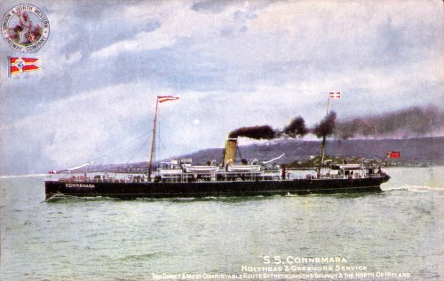 SS Connemara - from a 1905 postcard.